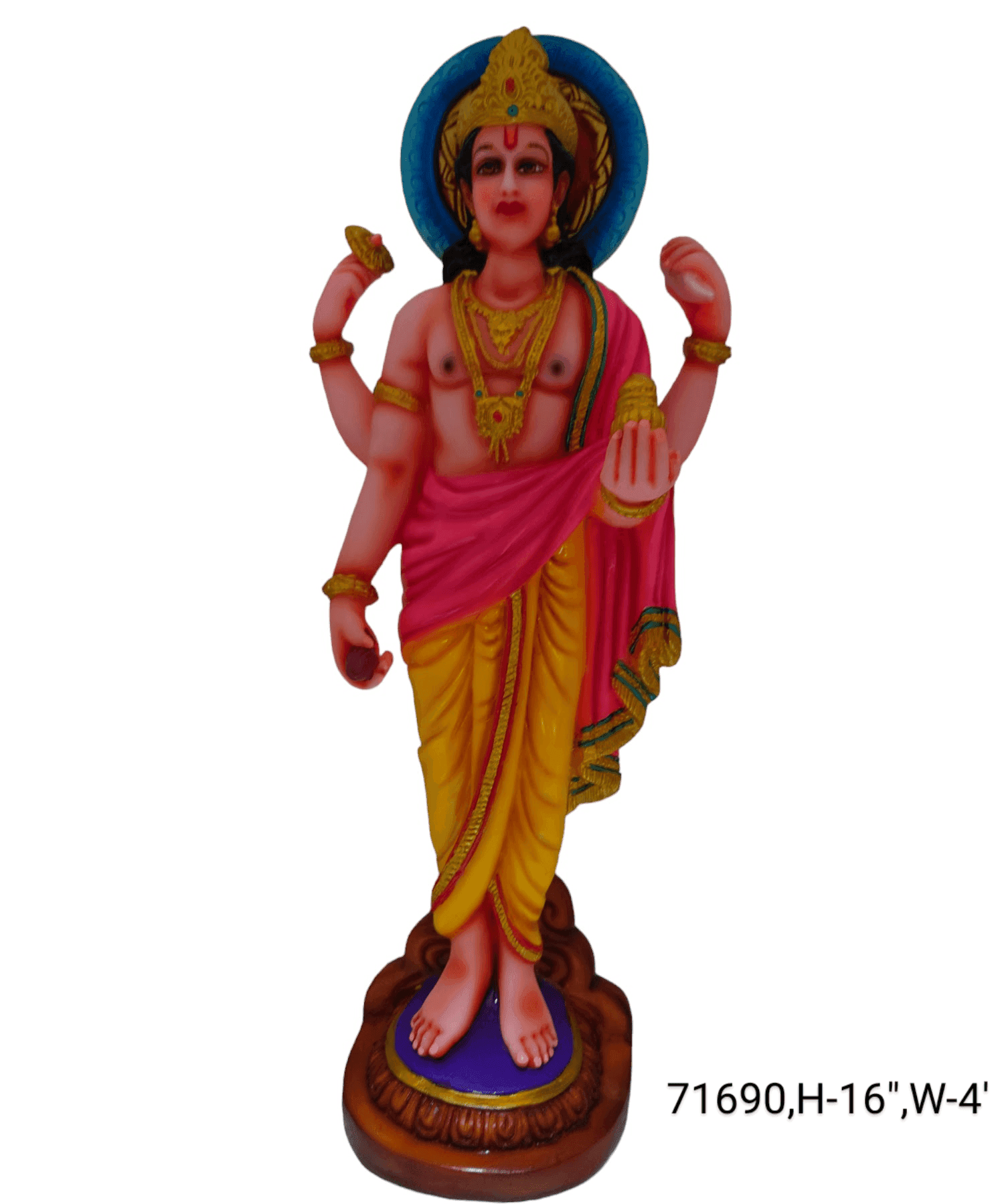 71690 Dhanvantri 16'' White Ngr