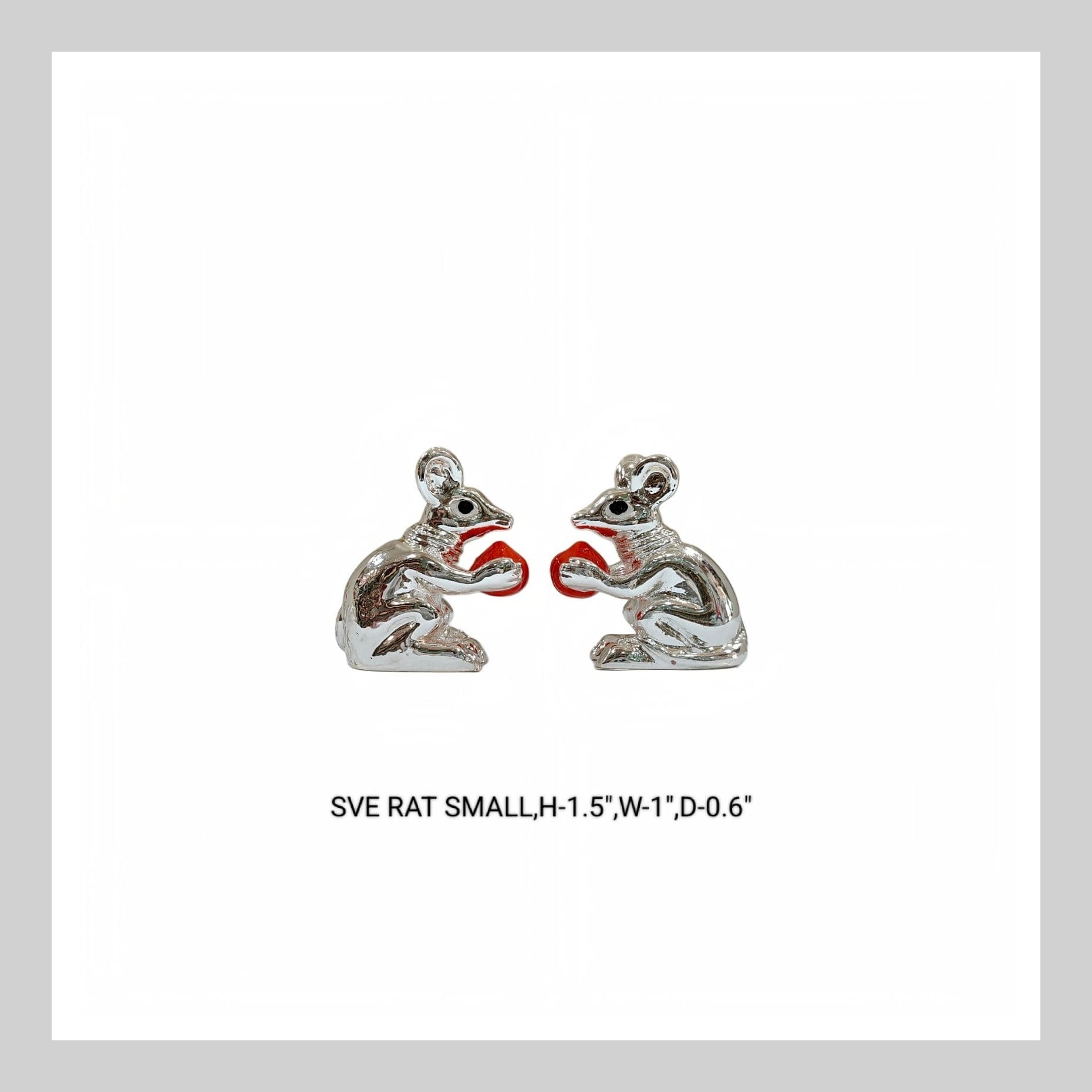 SVE Rat Small Silverplated (Pair)