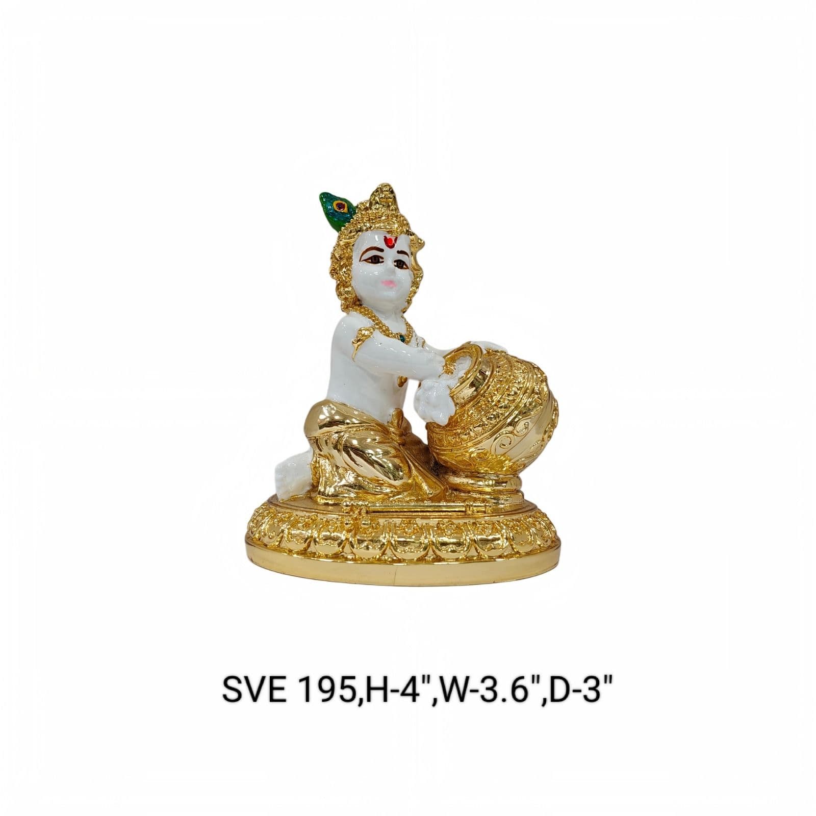 Sve195 (Balgopal Goldplated White)